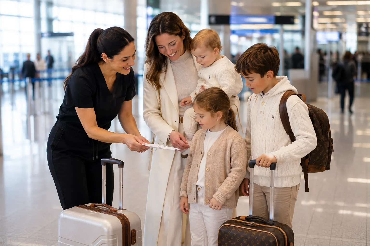 PPP Travelling Angel with a family on the move.